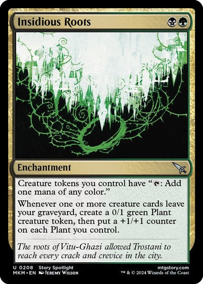 Insidious Roots (Murders at Karlov Manor) Light Play Foil
