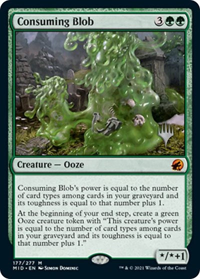 Consuming Blob (Promo Pack: Innistrad: Midnight Hunt) Light Play Foil