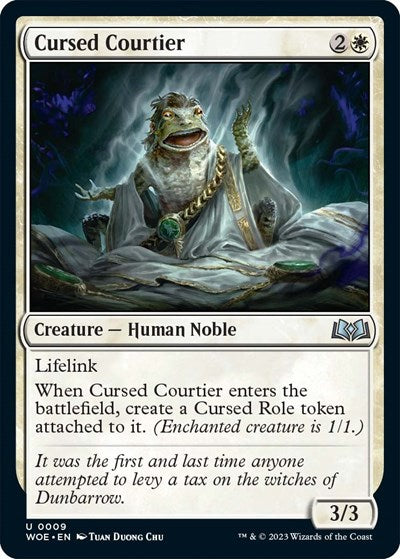 Cursed Courtier (Wilds of Eldraine) Light Play