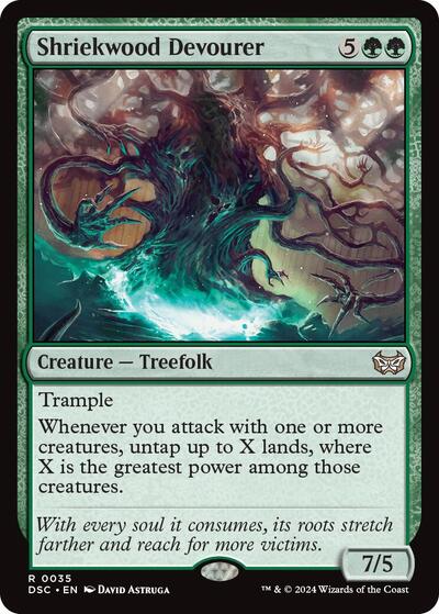 Shriekwood Devourer (Commander: Duskmourn: House of Horror) Light Play