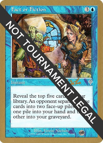 Fact or Fiction - 2002 Carlos Romao (INV) (SB) (World Championship Decks) Damaged / Poor
