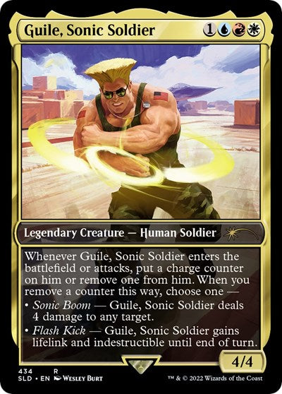 Guile, Sonic Soldier (Secret Lair) Light Play