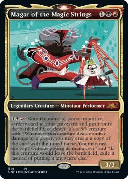 Magar of the Magic Strings (Showcase) (Galaxy Foil) (Unfinity) Light Play Foil