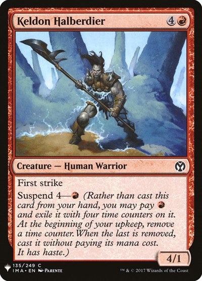 Keldon Halberdier (Mystery Booster) Light Play