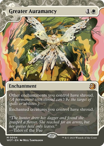 Greater Auramancy (Wilds of Eldraine: Enchanting Tales) Near Mint Foil