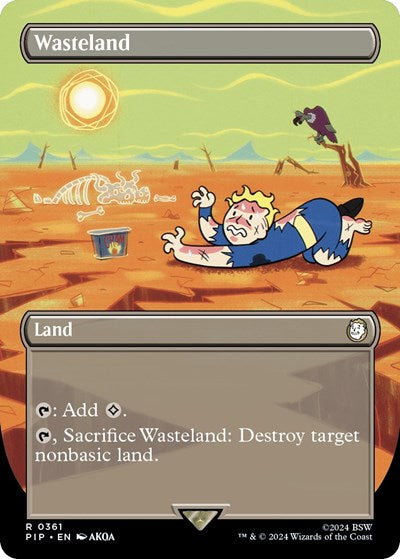 Wasteland (Borderless) (Universes Beyond: Fallout) Light Play