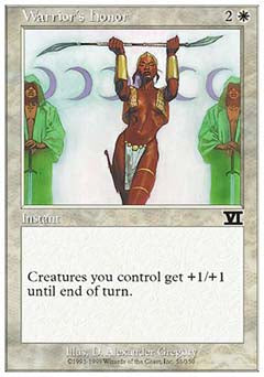 Warrior's Honor (Classic 6th Edition) Light Play