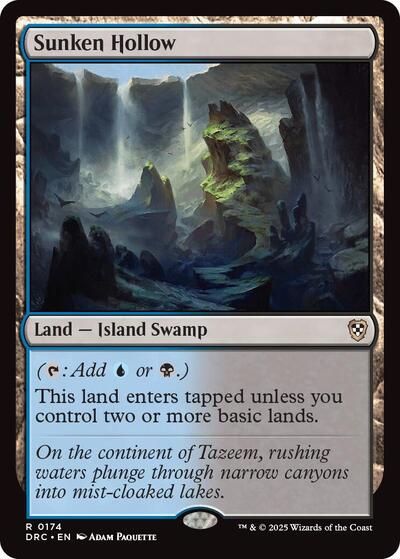 Sunken Hollow (Commander: Aetherdrift) Light Play