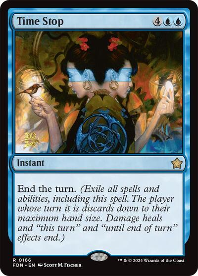 Time Stop (Promos: Prerelease Cards) Light Play Foil