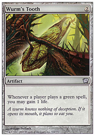 Wurm's Tooth (9th Edition) Light Play