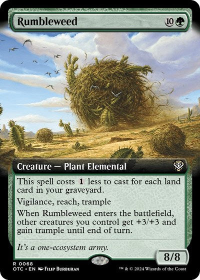 Rumbleweed (Extended Art) (Commander: Outlaws of Thunder Junction) Near Mint Foil