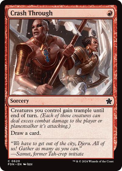Crash Through (Foundations) Near Mint