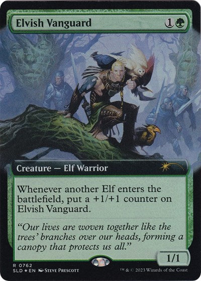 Elvish Vanguard (Extended Art) (Secret Lair) Near Mint Foil