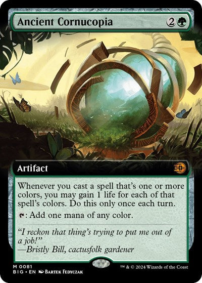 Ancient Cornucopia (Extended Art) (Outlaws of Thunder Junction: The Big Score) Near Mint Foil