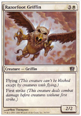 Razorfoot Griffin (8th Edition) Heavy Play Foil