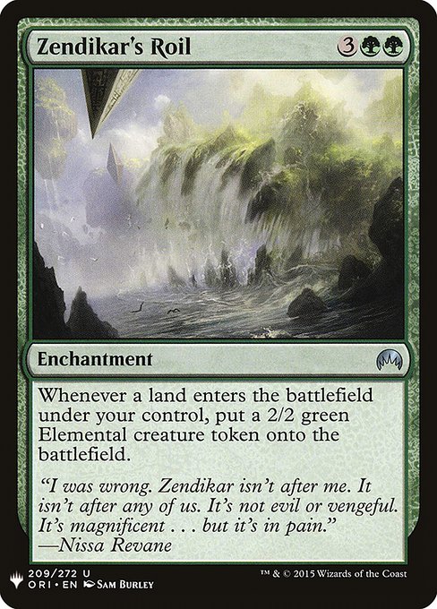 Zendikar's Roil (Mystery Booster) Medium Play