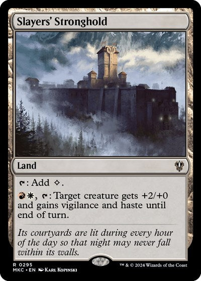 Slayers' Stronghold (Commander: Murders at Karlov Manor) Light Play