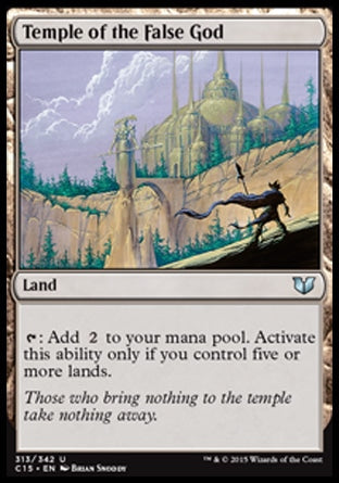 Temple of the False God (Commander 2015) Medium Play