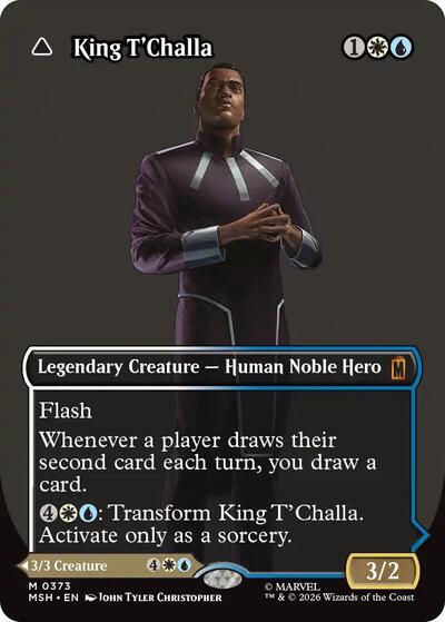 King T'Challa (Borderless) (0373) (Marvel Super Heroes) Near Mint