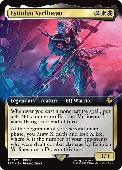 Estinien Varlineau (Extended Art) (Commander: FINAL FANTASY) Near Mint