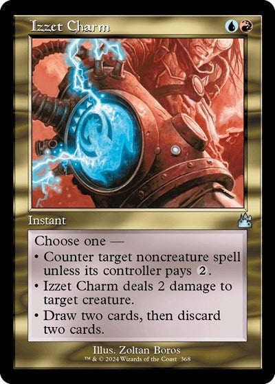 Izzet Charm (Retro Frame) (Ravnica Remastered) Light Play Foil