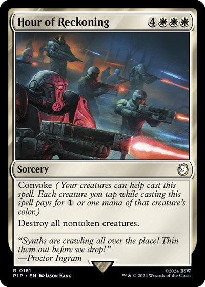 Hour of Reckoning (Universes Beyond: Fallout) Medium Play Foil