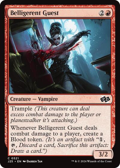 Belligerent Guest (Foundations Jumpstart) Medium Play