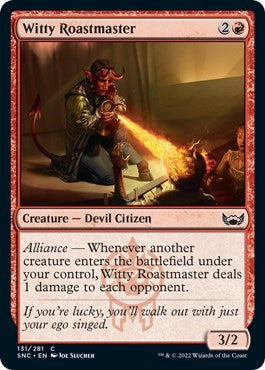 Witty Roastmaster (Streets of New Capenna) Medium Play Foil