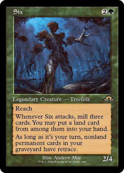 Six (Retro Frame) (Modern Horizons 3) Light Play Foil