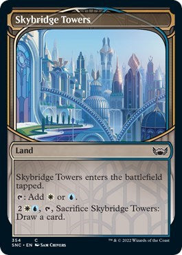 Skybridge Towers (Showcase) (Streets of New Capenna) Medium Play Foil