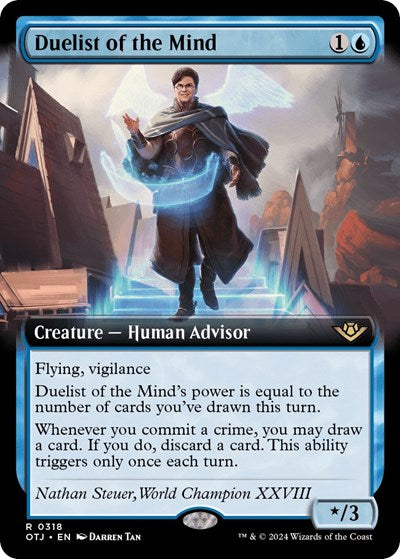 Duelist of the Mind (Extended Art) (Outlaws of Thunder Junction) Light Play