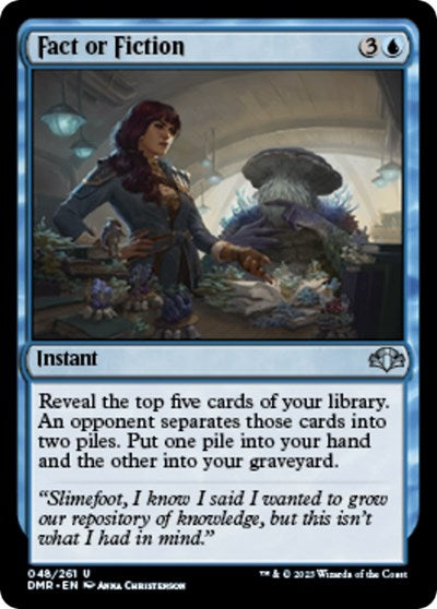 mtg dominaria remastered cards Fact or Fiction (Dominaria Remastered) Near Mint Godzilla Counter target spell. Fathom Mage Print - Options:289 (Retro Frame) - Dominaria Remastered (DMR)