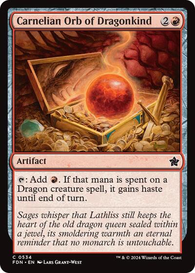 Carnelian Orb of Dragonkind (Foundations) Near Mint