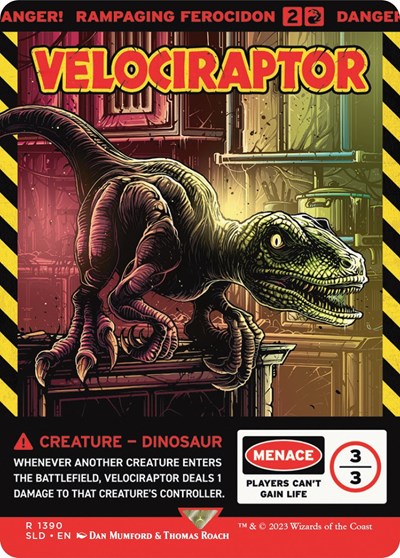 Velociraptor - Rampaging Ferocidon (Secret Lair) Near Mint
