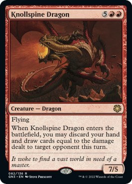 Knollspine Dragon (Magic Game Night: Free-For-All) Near Mint