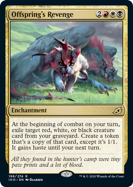 Offspring's Revenge (Ikoria: Lair of Behemoths) Light Play Foil
