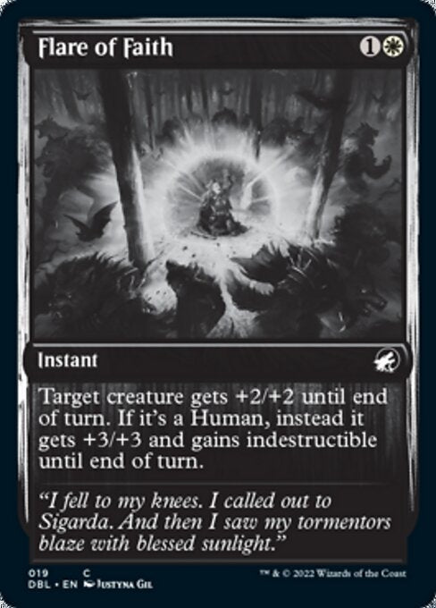 Flare of Faith (Innistrad: Double Feature) Light Play