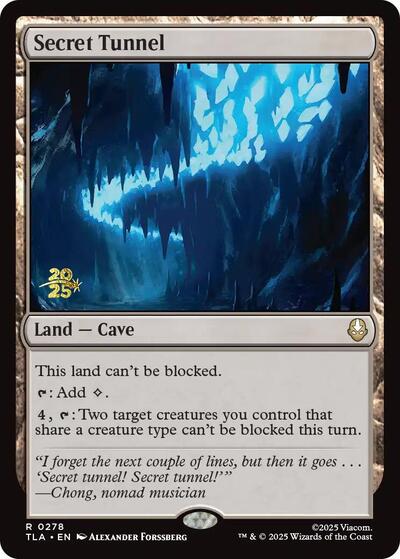 Secret Tunnel (Promos: Prerelease Cards) Near Mint Foil