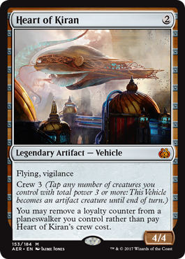 Heart of Kiran (Aether Revolt) Medium Play Foil