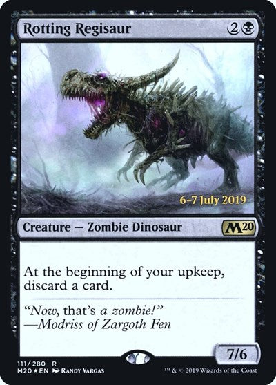 Rotting Regisaur (Promos: Prerelease Cards) Light Play Foil