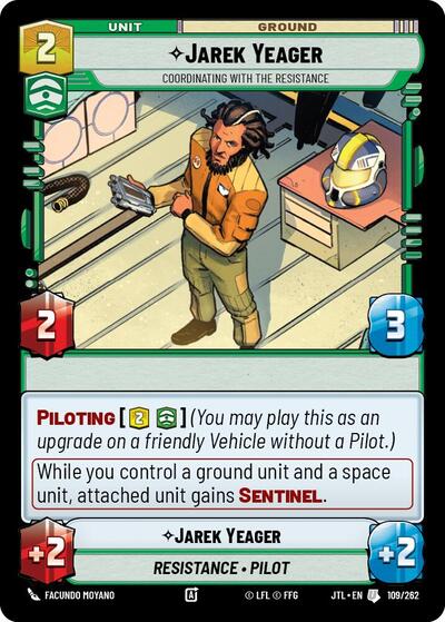 Jarek Yeager Coordinating With The Resistance (Jump to Lightspeed) Near Mint