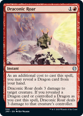 Draconic Roar (Jumpstart) Medium Play
