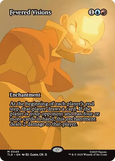 Fevered Visions (Borderless) (Avatar: The Last Airbender: Eternal-Legal) Light Play Foil