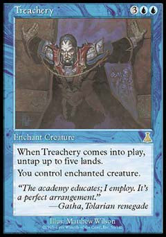 Treachery (Urza's Destiny) Light Play Foil