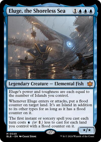 Eluge, the Shoreless Sea (Bloomburrow) Light Play Foil