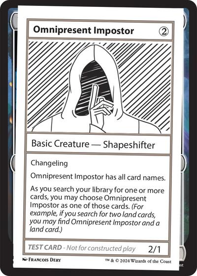Omnipresent Impostor (Mystery Booster 2 Playtest Cards) Near Mint