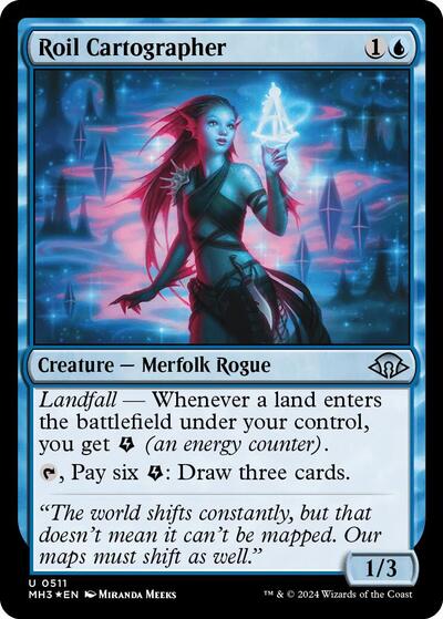 Roil Cartographer (Ripple Foil) (Modern Horizons 3) Near Mint Foil