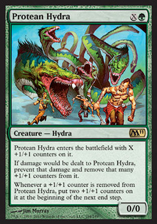 Protean Hydra (Magic 2011 Core Set) Heavy Play