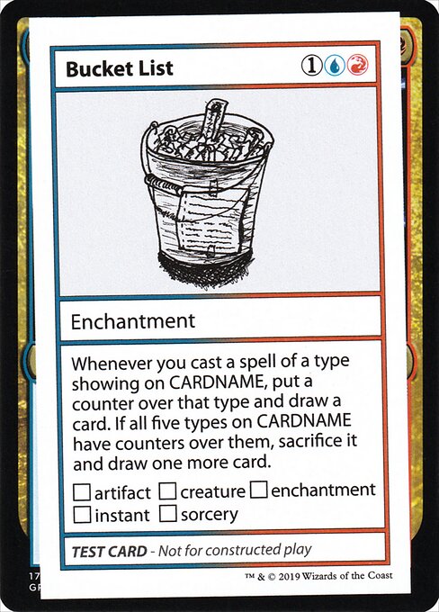 Bucket List (No PW Symbol) (Mystery Booster Test Print 2021) Near Mint