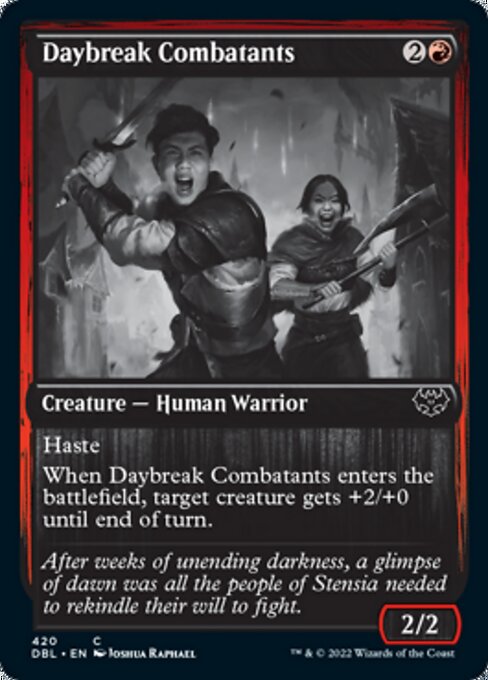 Daybreak Combatants (Innistrad: Double Feature) Light Play